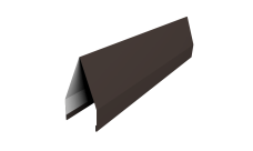 Ламель забора жалюзи Tokyo new 0,5 Satin RR 32 темно-коричневый