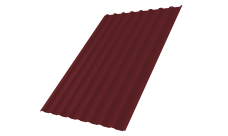 Профнастил С20B 0,45 Drap TX RAL 3005 красное вино