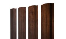 Штакетник П-образный A с прямым резом 0,45 Print Premium Cherry Wood Fresh TwinColor