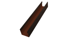 Стойка жалюзи Milan Slim 0,45 Print-double Elite Antique Wood (2м)