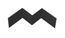 Угол внутренний фибросайдинга 0,5 Satin с пленкой RAL 7016 антрацитово-серый (3м)