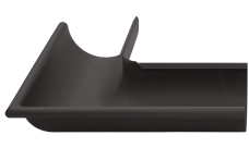 Угол желоба внешний GL PU Matt 90 гр 125 мм RR 32 темно-коричневый