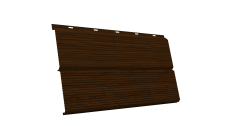 ЭкоБрус 0,345 Gofr Grand Line 0,45 Print Elite Choco Wood TwinColor