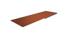 Планка финишная 48х25 Grand Line 0,5 Satin Matt RAL 8004 терракота (2м)