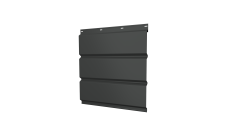 Софит металлический Grand Line без перфорации 0,5 PurPro Matt 275 с пленкой RAL 7016 антрацитово-серый