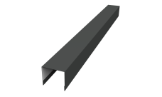 Стойка боковая крепежная для забора жалюзи Palermo 0,45 Drap TX RAL 7016 антрацитово-серый (3м)