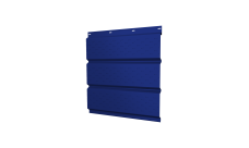 Софит металлический Grand Line полная перфорация 0,45 PE с пленкой RAL 5002 ультрамариново-синий