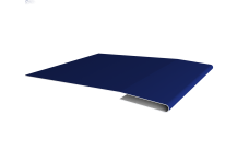 Планка начальная Grand Line 0,45 PE с пленкой RAL 5002 ультрамариново-синий (2м)