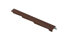 Планка торцевая левая для композитной черепицы Luxard пробка (1,25м)