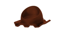 Элемент проходной Krovent Base-VT Prof 21 125/150 красно-коричневый