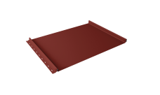 Кликфальц Grand Line 0,5 Satin с пленкой на замках RAL 3009 оксидно-красный