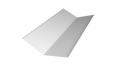 Планка ендовы нижней 300х300 Grand Line 0,45 PE lite с пленкой RAL 9003 сигнальный белый (3м)