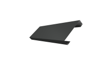 Ламель лицевая 100 забора жалюзи Texas Grand Line 0,5 Satin Matt TX RAL 7016 антрацитово-серый