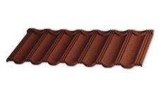 Лист композитной черепицы Gerard Heritage rosso