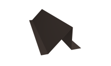 Планка снегозадержания 75х115 Grand Line 0,45 PE-Double с пленкой RR 32 темно-коричневый (2м)