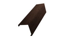 Декоративная накладка на столб универсальная угловая 80х80 для забора жалюзи Grand Line 0,45 Print-Double Premium Antique Wood (1,8м)