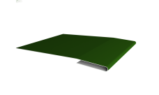 Планка начальная 0,45 PE с пленкой RAL 6002 лиственно-зеленый (2м)