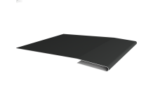 Планка начальная Grand Line 0,5 Satin Matt TX RAL 7016 антрацитово-серый (3м)