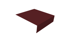 Планка околооконная простая 200х75 Grand Line 0,45 Drap TX RAL 3005 красное вино (2м)