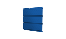 Софит металлический Grand Line полная перфорация 0,45 PE с пленкой RAL 5005 сигнальный синий