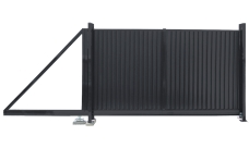 Ворота откатные Estet 2,0х3,5 RAL 7024