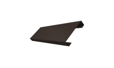 Ламель лицевая 100 забора жалюзи Texas 0,45 Drap-double TX RR 32 темно-коричневый