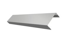 Ламель лицевая 50 забора жалюзи Texas Grand Line 0,45 Drap TX RAL 7047 телегрей 4