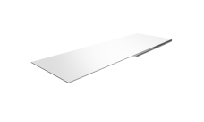 Планка финишная 48х25 Grand Line 0,45 PE с пленкой RAL 9003 сигнальный белый (2м)