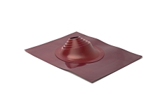 Проходной элемент MF угловой №1 (75-200мм) +240 силиконовый (металлический окрашенный фланец) красный