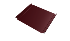 Кликфальц Double Pro Grand Line 0,5 Satin Matt TX с пленкой на замках RAL 3005 красное вино