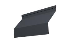 Ламель забора жалюзи Milan new 0,45 Drap-double TX RAL 7024 мокрый асфальт