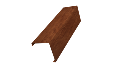 Декоративная накладка на столб универсальная угловая 60х60 для забора жалюзи Grand Line 0,45 Print Elite Rowan TwinColor (2м)