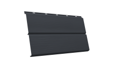 ЭкоБрус 3D 0,345 Grand Line 0,45 PE с пленкой RAL 7024 мокрый асфальт