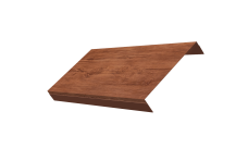 Ламель обратная 150 забора жалюзи Texas 0,45 Print Premium Rowan Wood Intense FTC