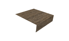 Планка околооконная простая 200х75 Grand Line 0,45 Print Elite Nordic Wood TwinColor (2м)