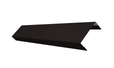 Ламель лицевая 50 забора жалюзи Техас Grand Line 0,45 ПЭ RAL 9005 черный