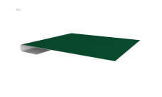 Планка завершающая 0,5 PE lite с пленкой RAL 6005 зеленый мох (2м)