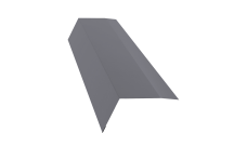 Планка карнизная 100х65 Grand Line 0,45 PE lite с пленкой RAL 7004 сигнальный серый (3м)