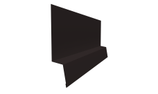 Планка начальная фальц 0,45 Drap ST RAL 9005 черный (2м)