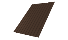 Профнастил С8A v01 0,5 Satin RAL 8017 шоколад