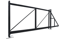 Ворота откатные Colority Zinc 2,03x5,0 RAL 7024