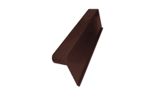 Боковая облегченная черепица правая Braas коричневый