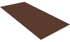 Плоский лист Grand Line 0,7 PE с пленкой RAL 8017 шоколад