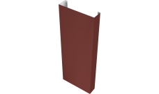 Полустолб для С8,С10 0,5 Satin с пленкой RAL 3009 оксидно-красный (L1,8)