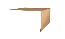 Планка околооконная простая 250х50 0,45 Print Elite Honey Wood TwinColor (2м)