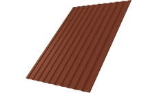 Профнастил С8A v01 Grand Line 0,45 PE с пленкой RAL 8004 терракота