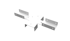 Кронштейн Х RAL 9003