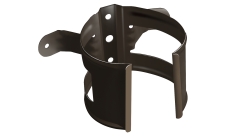 Кронштейн трубы на дерево GL PU 90 мм RR 32 темно-коричневый