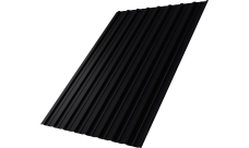 Профнастил С10A Grand Line 0,45 Drap TX RAL 9005 черный