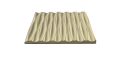 Фиброцементная панель Бетэко Дюна 1220х2440х10мм RAL 1014